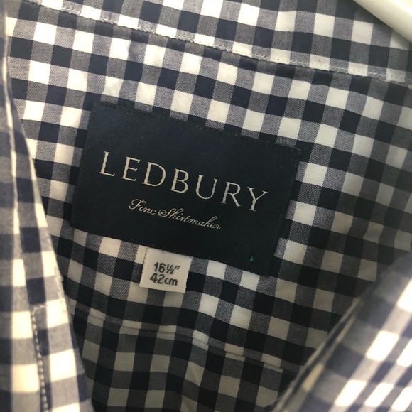 Ledbury Checkered button front long sleeve shirt - Picture 3 of 6
